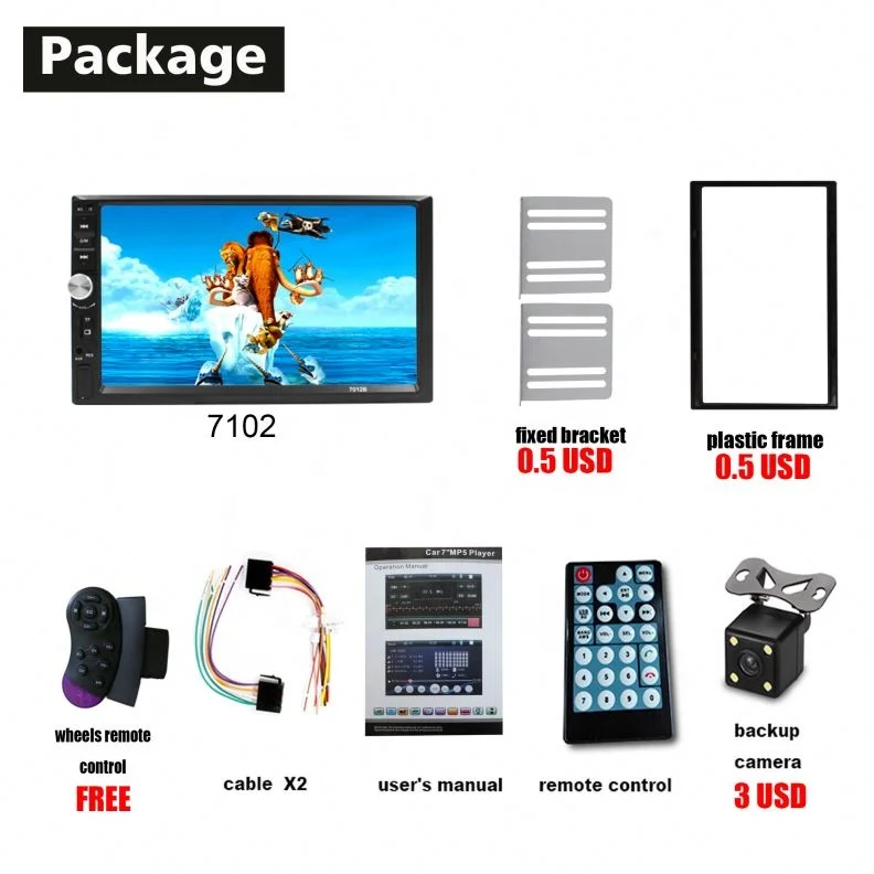 MIDCOURSE double 2 Din Mp5 Dvd Stereo Estereos радио для