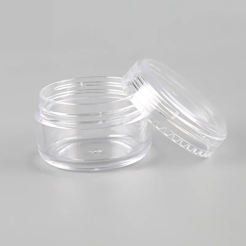 
10g 15g 20g sample black clear portable cosmetic empty jar pot box, colored makeup nail art cosmetic empty container with lid 