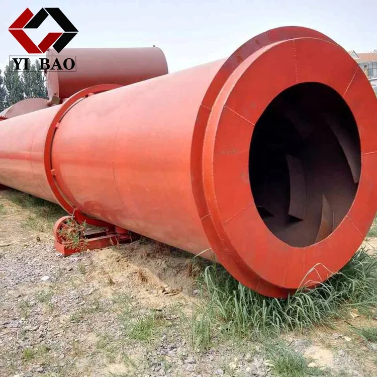 Wood Chips Biomass Roller Rotary Drum Dryer Sawdust Drying Machine
