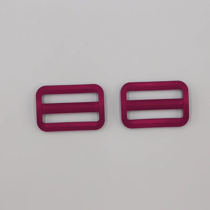 Factory Price Black Adjusted buckle plastic 3 bar slides buckles for webbing Clip Backpack 25mm Webbing Strap Fancy  Buckle