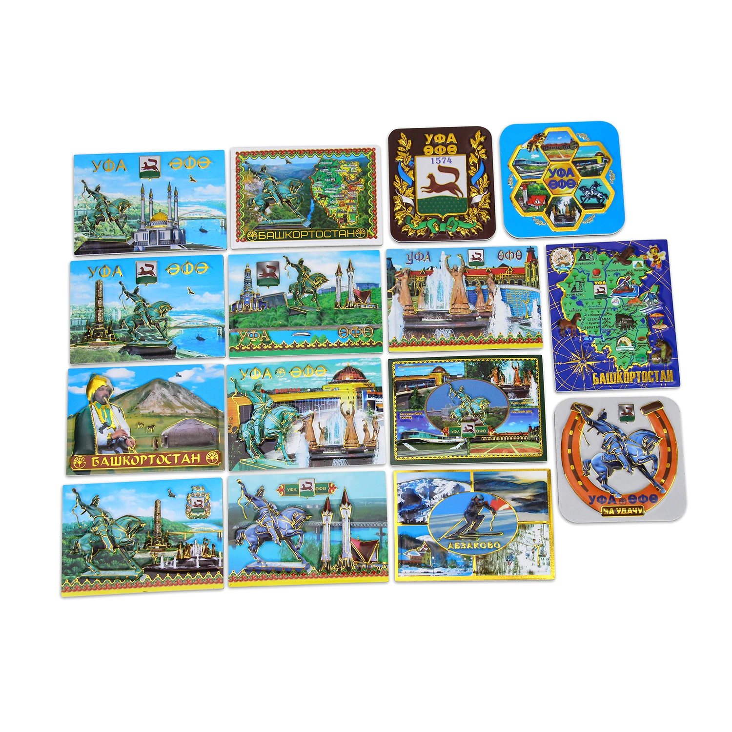 High Quality Tunisia Thailand Bangkok City Tourist Souvenir MDF Wood Fridge Magnets Custom Wooden Fridge Magnets