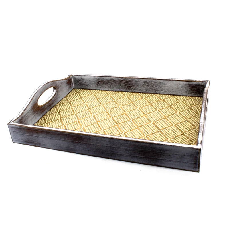 Custom High Quality Different rectangular Shape Holiday craft  hotel tray