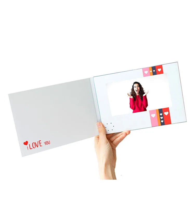 
1 Year Warranty Video Business Card LCD screen video greeting card for business gifts 