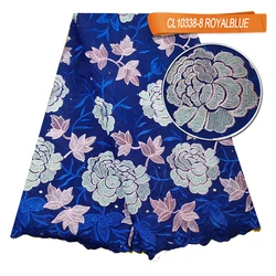 New Arrival Cotton African Lace Fabrics Swiss Voile Lace Embroidery