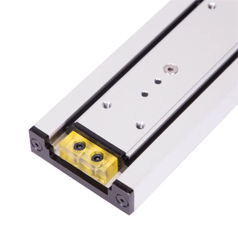 600mm solid aluminum saw guide rail 2 folds heavy duty load drawer slide rail aluminium guide rail