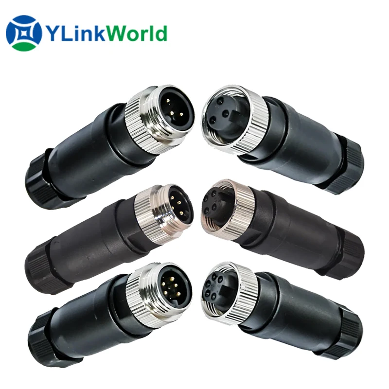 IP67 IP68 Waterproof Aviation Automation Sensor Connector 7/8 Circular Connector Chinese Supplier
