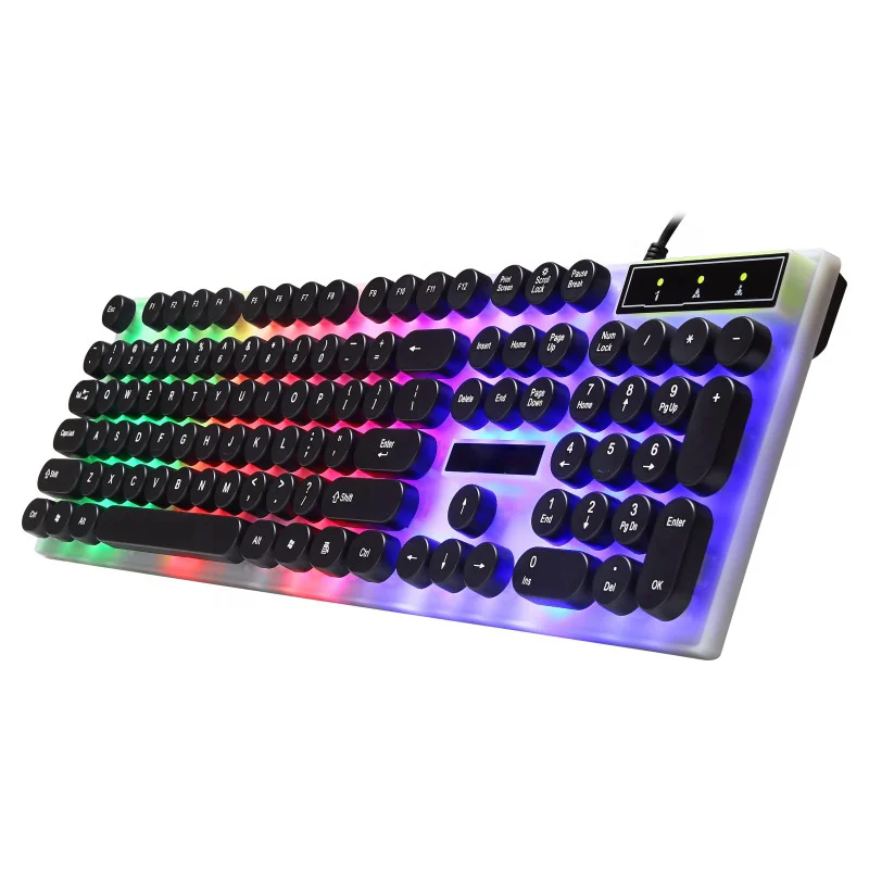 Wholesale Customized Computer laser Gaming Keyboardrgb Gaming Keyboard With LED Light