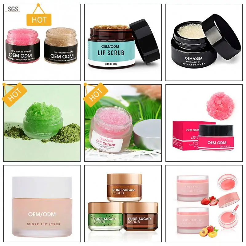 2020 Hot sell Amazon Lip Scrub Exfoliator With Natural Plant Oil And Seed Oil To Repair Lip For Moisturizing Soft Lip