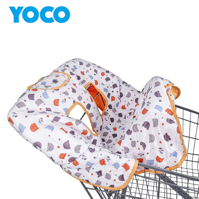Unique Design Foldable High Chair Cover Soft Shopping Cart Cover Portable Shopping Cart Cover for Baby