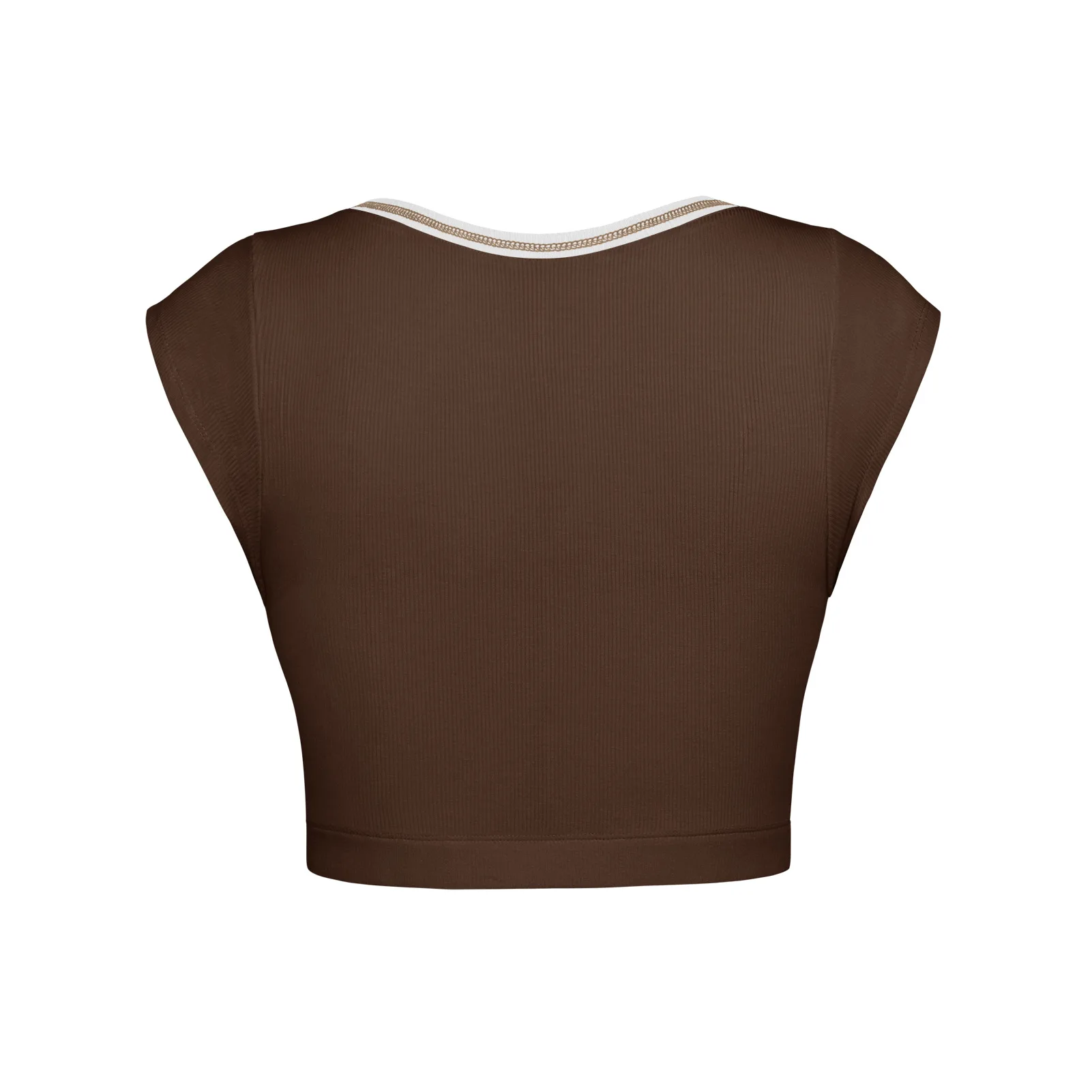 XS-XL Y2K Summer Tank Top Ultra Short Sexy Spicy Girl Top Knitted Thread Spring and Autumn Underlay T-shirt