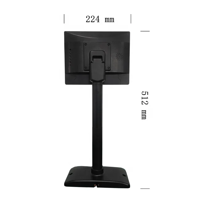 TFT LCD Digital Screen Monitor Display Factory price 9.7-Inch POS Screen Monitor For Desktop Customer Display