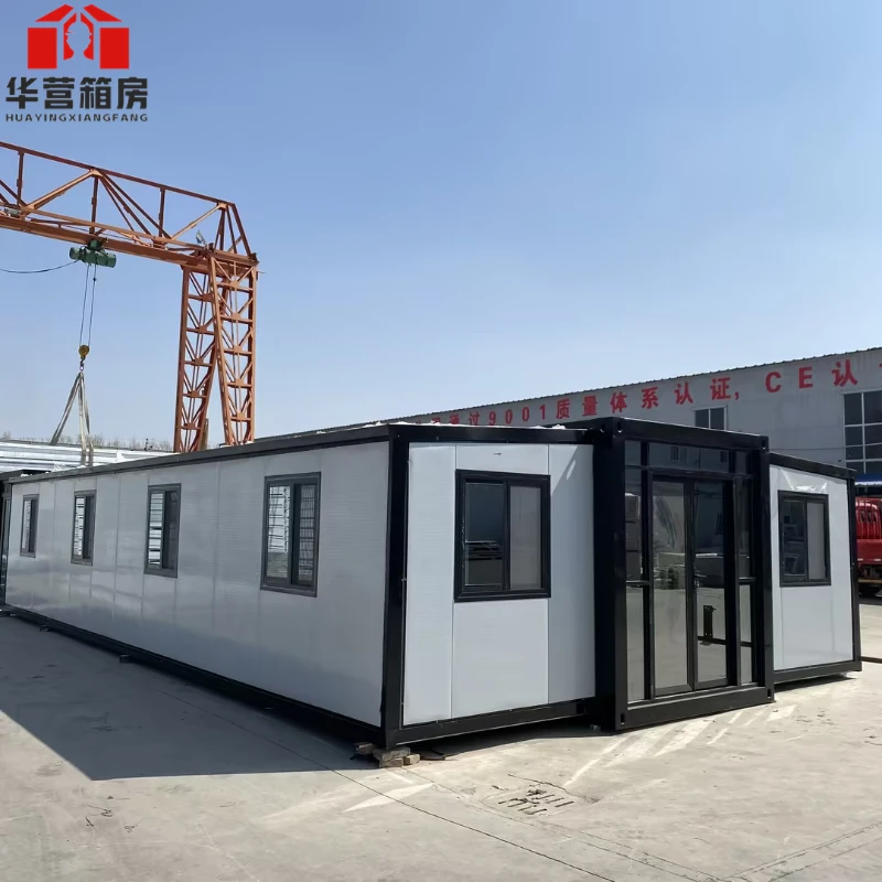 Wholesale price container houses 20ft 40ft luxury Prefabricated Home Villa mobile home  expandable container house Australia