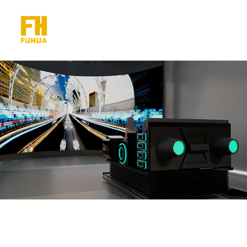Virtual Reality  Immersive  6 DOF  Motion Car 9D Rail  Cinema  3D Naked-Eye Arc Screen Orbital Cinema