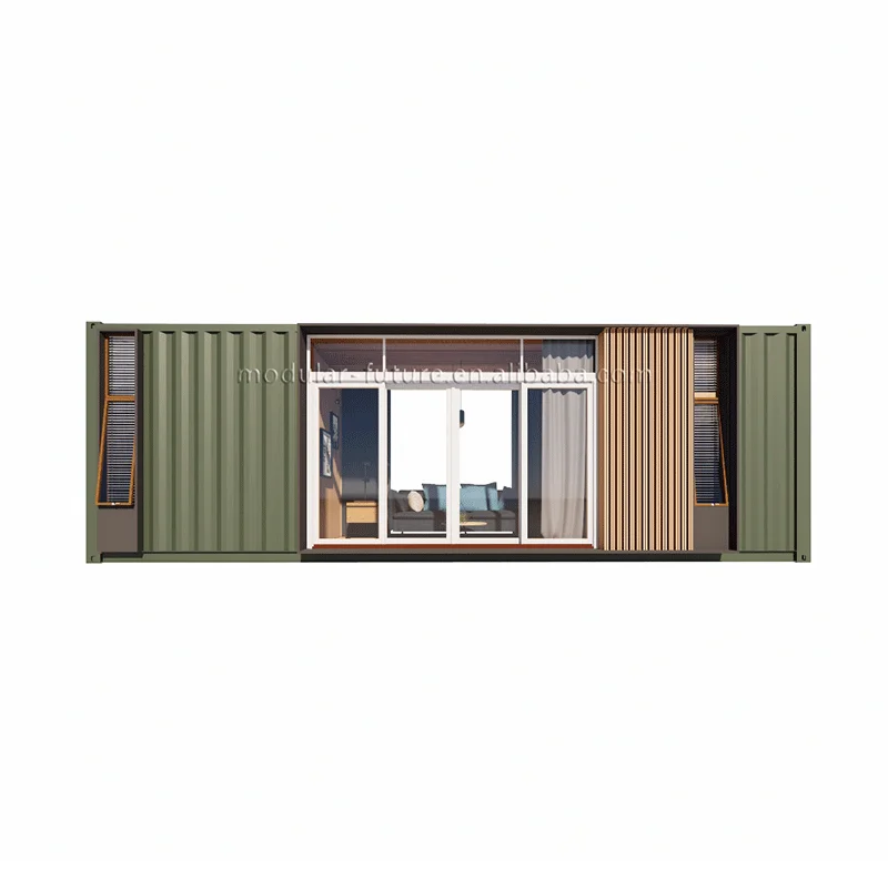 New Shipping Luxury Homes Modular Prefabricated Flat Pack Container Houses Kit Prefab Hotel