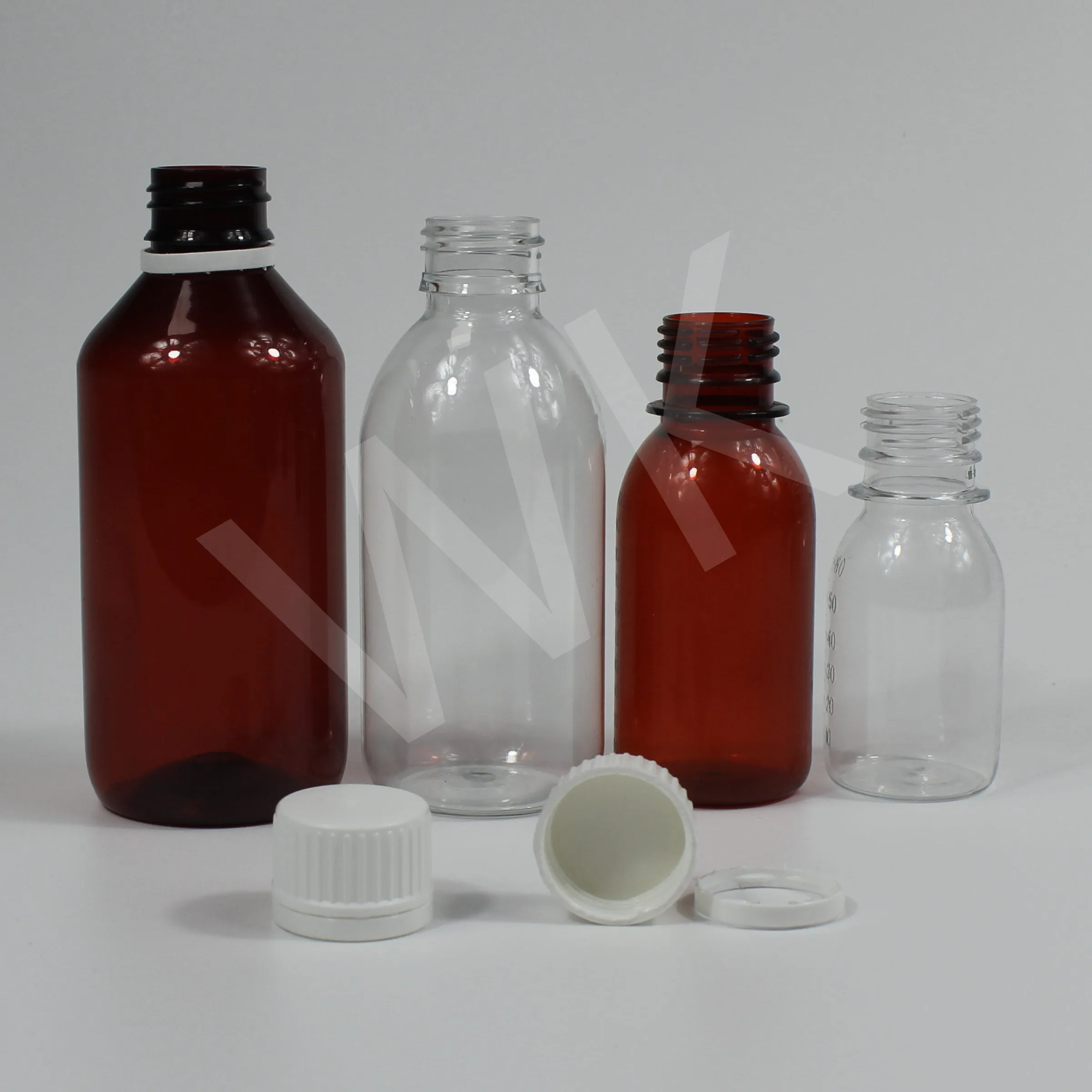 PET empty plastic cough syrup 60ml 100ml 120ml 200ml 250ml 500ml oval liquid medicine bottles