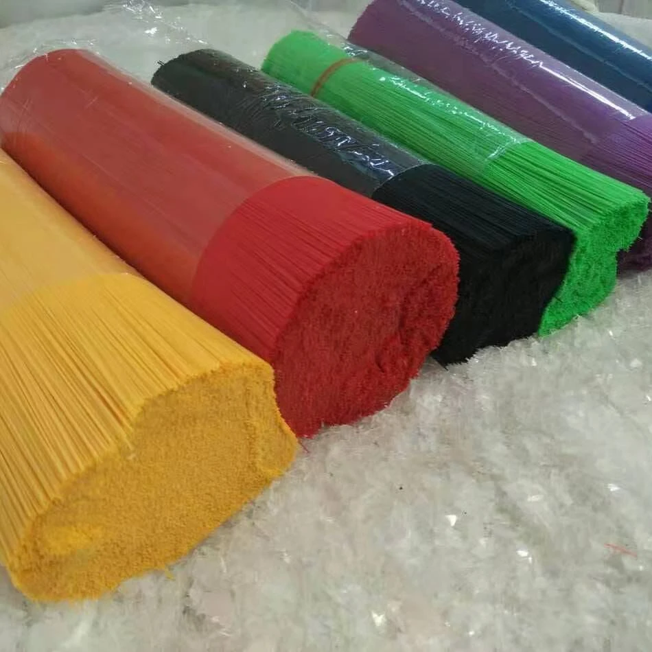 hot selling products nylon brush filament plastic bristle for making broom Floor cleaning broom pet filament