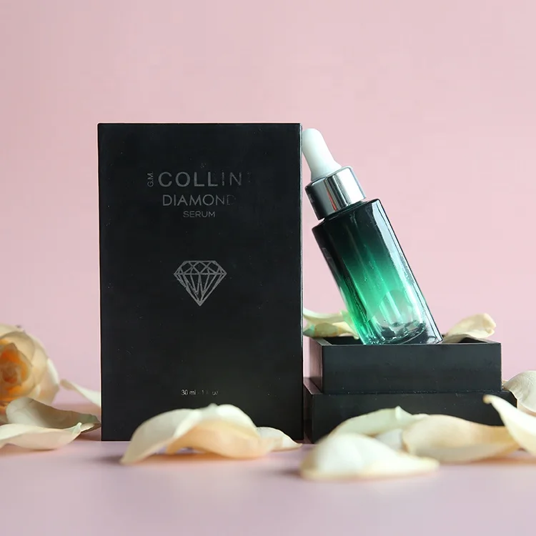 Wholesale Beautiful Colorful 15ml 30ml High End Mold Glass Serum Oil Cosmetic Dropper Bottles with Gift Box