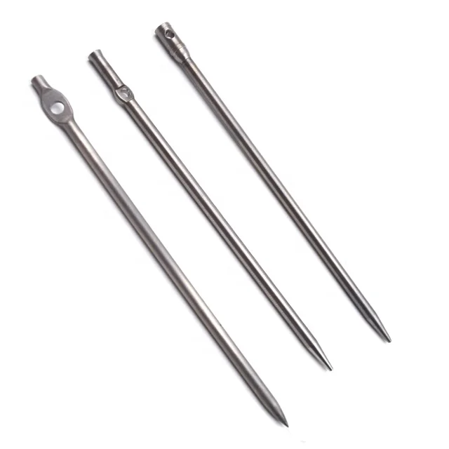 Hot Sale Tent Peg Ultralight Metal Tent Nail Titanium Tent Stake For Hard Soil