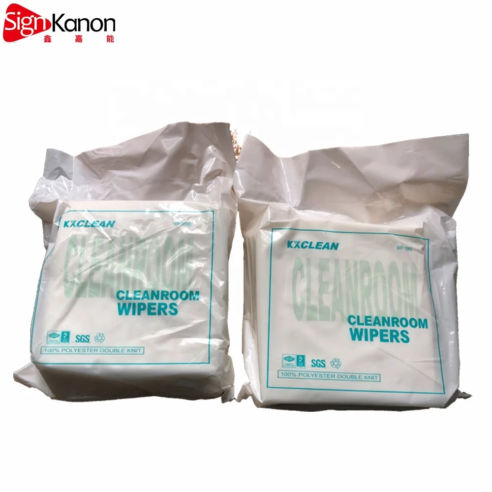 WIP 1006S 6*6 дюймов очиститель для чистых помещений 100% полиэстер двойная трикотажная ткань стеклоочистителя