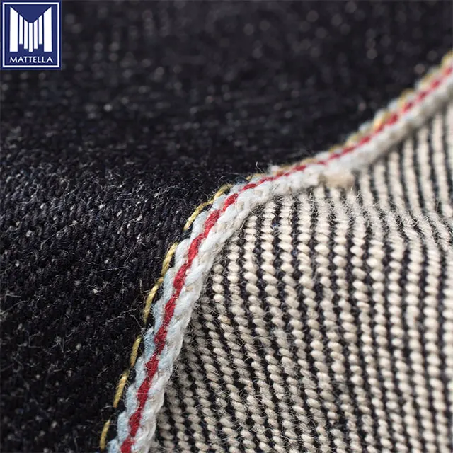 low price custom available 100% cotton indigo color japan selvage denim fabric 17oz selvedge denim jacket for men