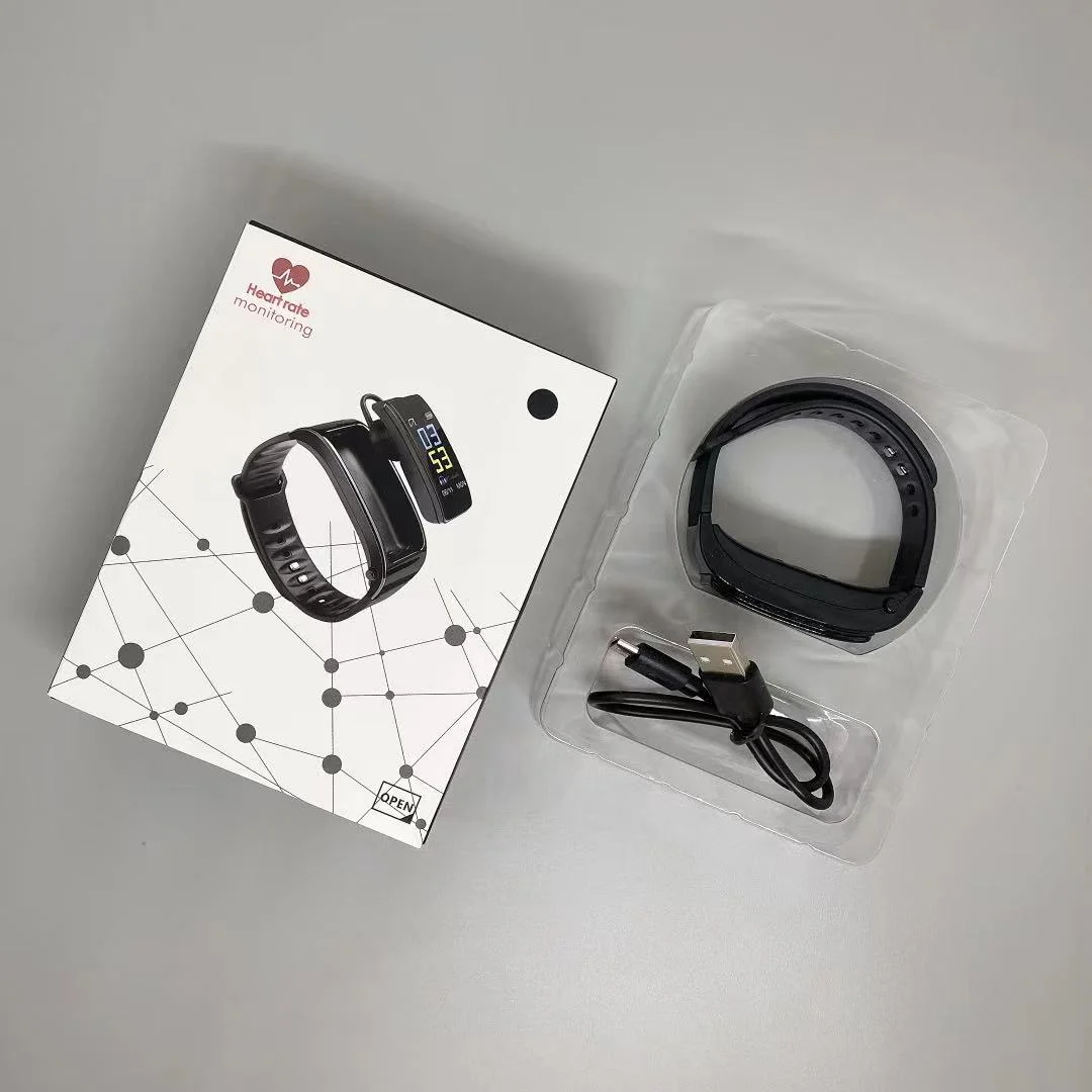 2022 New Trending 2 in 1 touch screen heart rate fitness Tracker band  Y3 PLUS smart bracelet talk band earphone