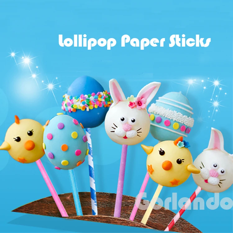 
cakepop paper lollipop sticks 