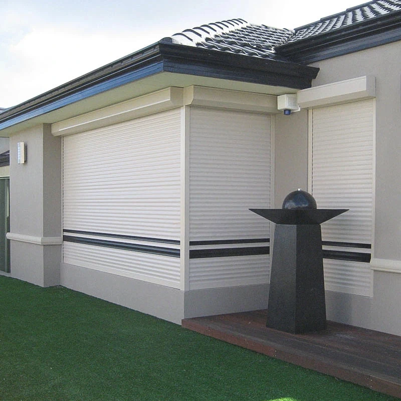 Automatic electric Security Window Aluminium hurricane windproof roller shutter