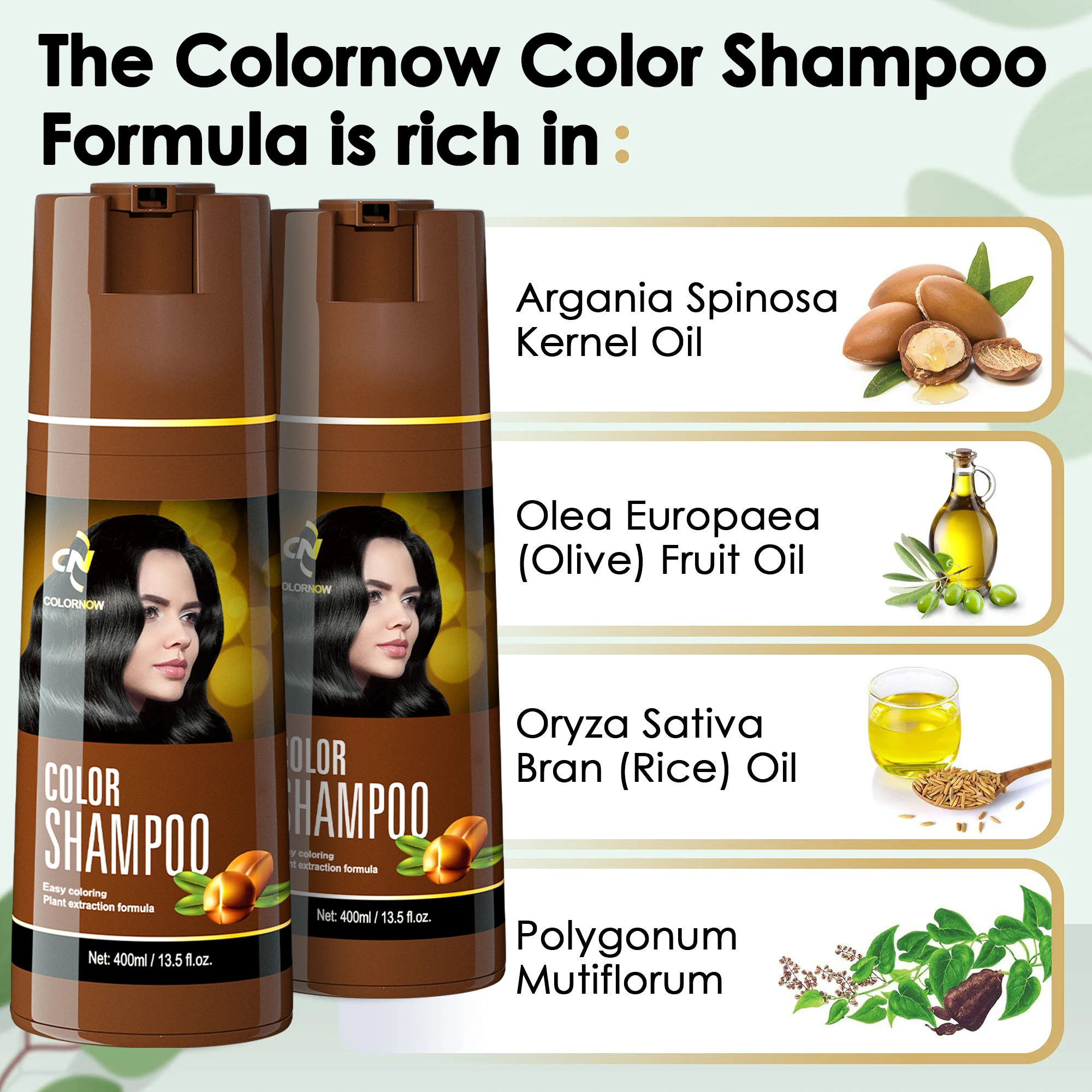 Hair Color Shampoo Dye Gray Black Hair Color Shampoo, Dark Brown Whitening Cream Permanent Hair Coloring 3 Years Aluminium Tube