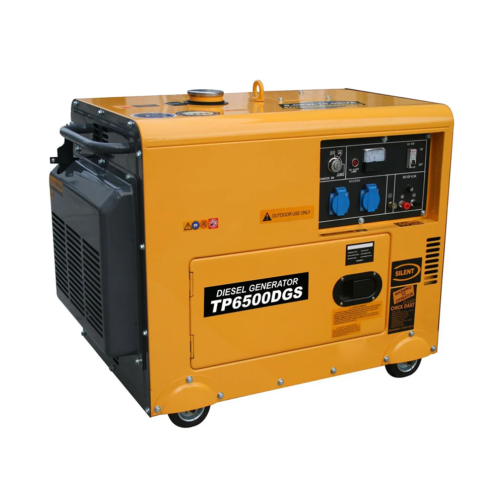 TP6500DGS New 5000 Watt Dynamo Silent Type Diesel Generator Set Portable Power Generators