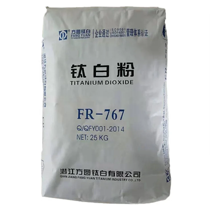 Tio2 FR767 чернила для краски пластик диоксид титана белый порошок для промышленности