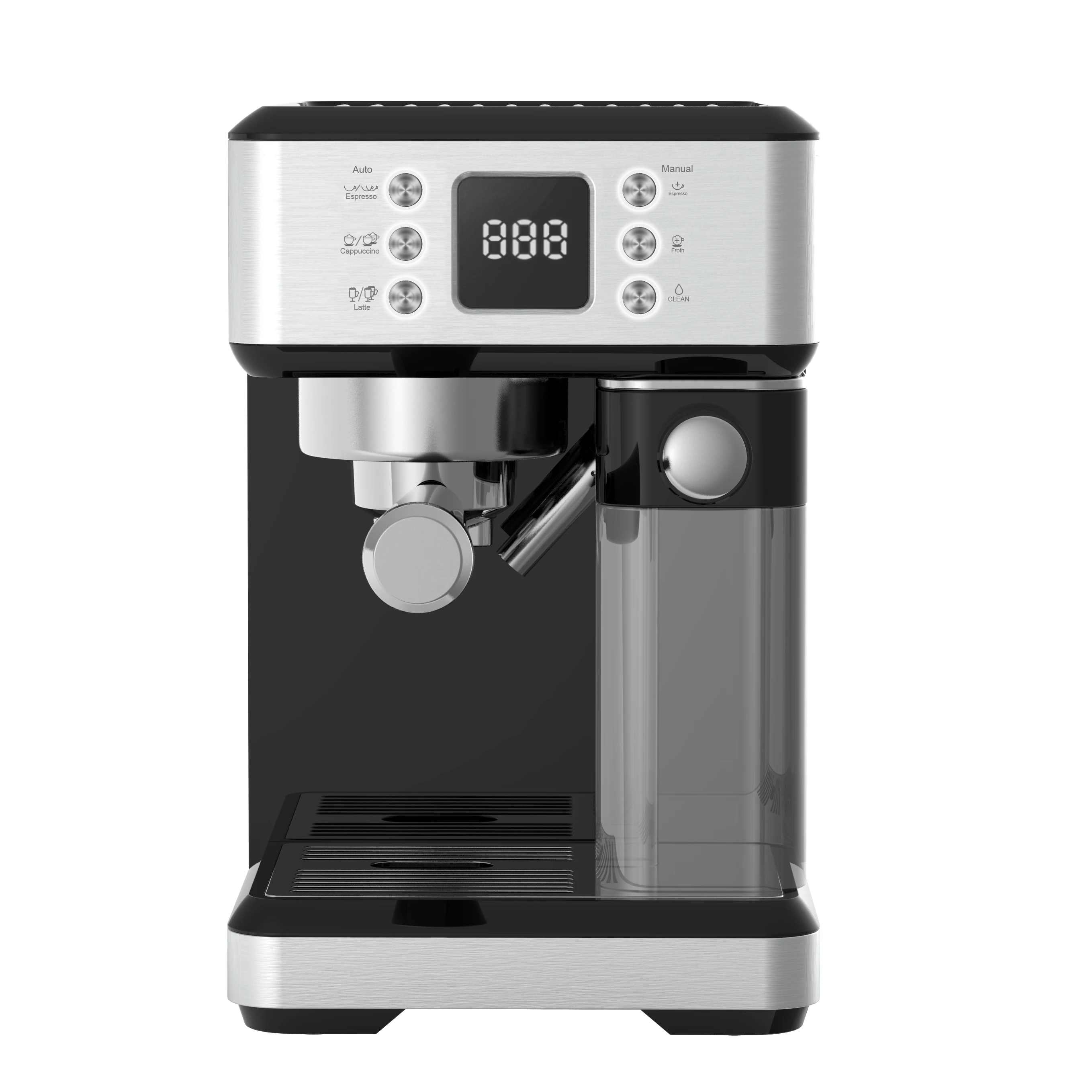 Factory Supply Commercial Touch Screen Electric Automatic Espresso Machine With Milk Flother