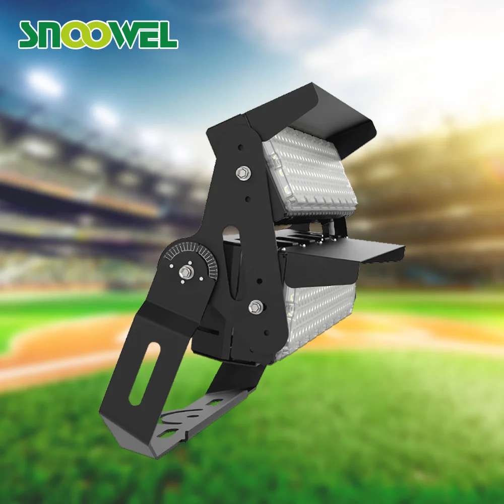 Factory 500W Flood Light Outdoor 75000lm Bright Led Stadium Lights Daylight 6500K 2 Modules Adjustable LED Outdoor Flood Lights