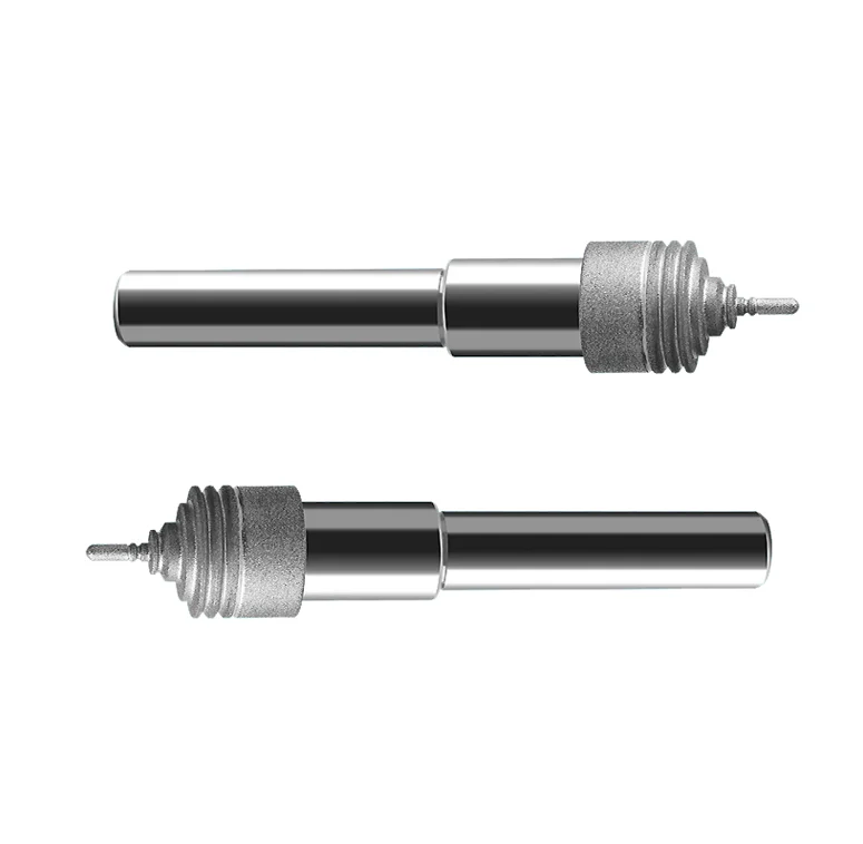 Electroplated emery grinding head wear resistant glass grinding bur good price diamond grinding burs