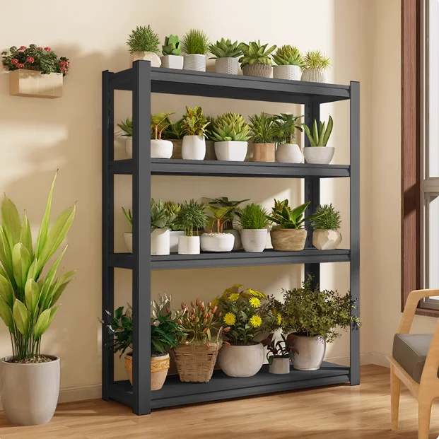 Balcony Iron Rack Flower Pot Rack Balcony Living Room Display Flower Stand Wedding Decoration Metal Flower Stand