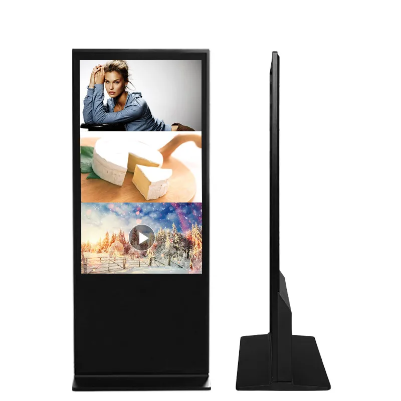 60' Vertical Indoor Led Screen Lcd Display Multi Panels Screen For Outdoors Advertising