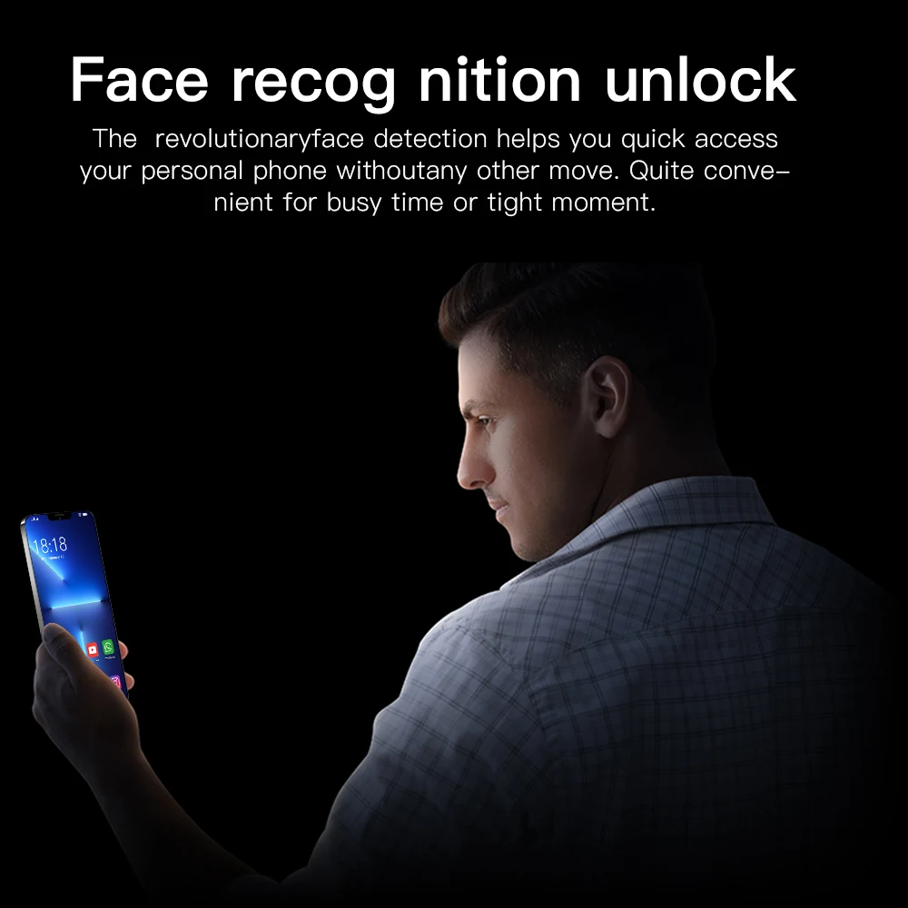 2022 New Arrival Phone13 Pro Max Mobile Phones 6.8inch Large Screen 512GB Smart phone 32MP HD Camera I13 Android Phone