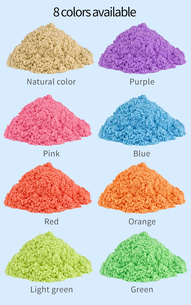 Space magic sand toy dino set