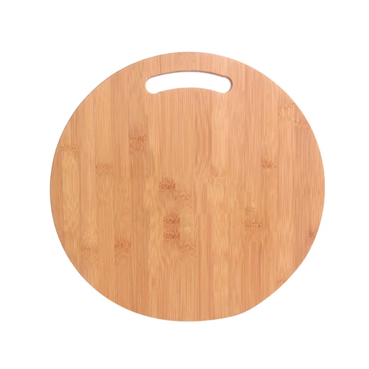 
Eco-friendly Round Personalized Cutting Block Non Slip Chopping Board 