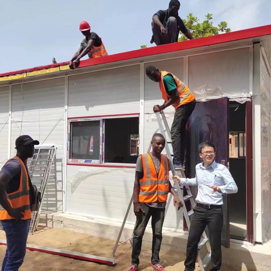 Light Gauge Steel Structure Prefabricated house prefabricated building sandwich panel house