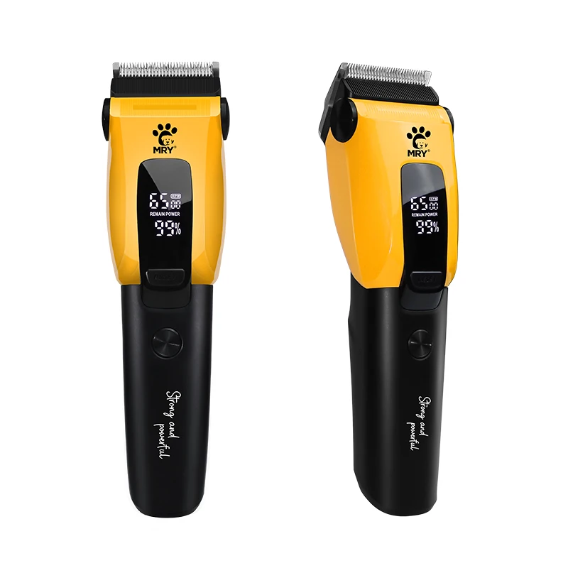 MRY Waterproof Pet Trimmer Usb Clippers Electric Scissors Pet Trimmer Grooming Wireless Rechargeable Hair Clipper For Dog