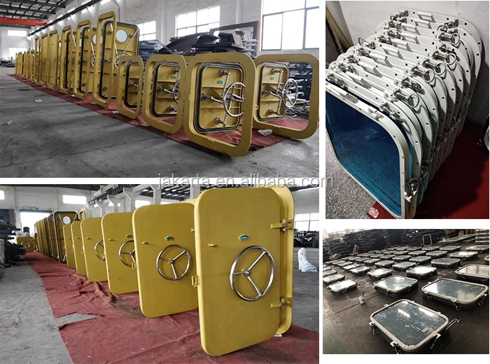 Chinese SOLAS Standard Marine water tight Weather Tight door sliding steel aluminum fire Door for Boat accessories Marine parts