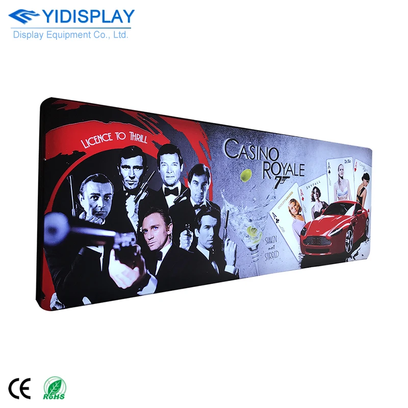 Double Sided Cube Aluminum Frame LED Dynamic Exhibition Light Box Advertising