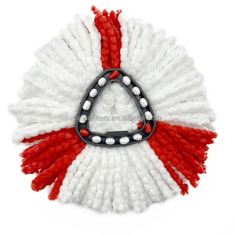Top sale 360 Easy Spin Mop Clean Compatible with O-Cedar Vileda Triangular Super Microfibre Fabric Mop Pads