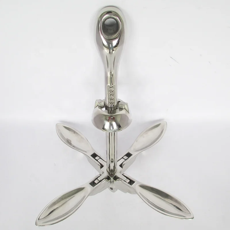 Складные небольшие якоря для лодок из нержавеющей стали, 1,5 кг