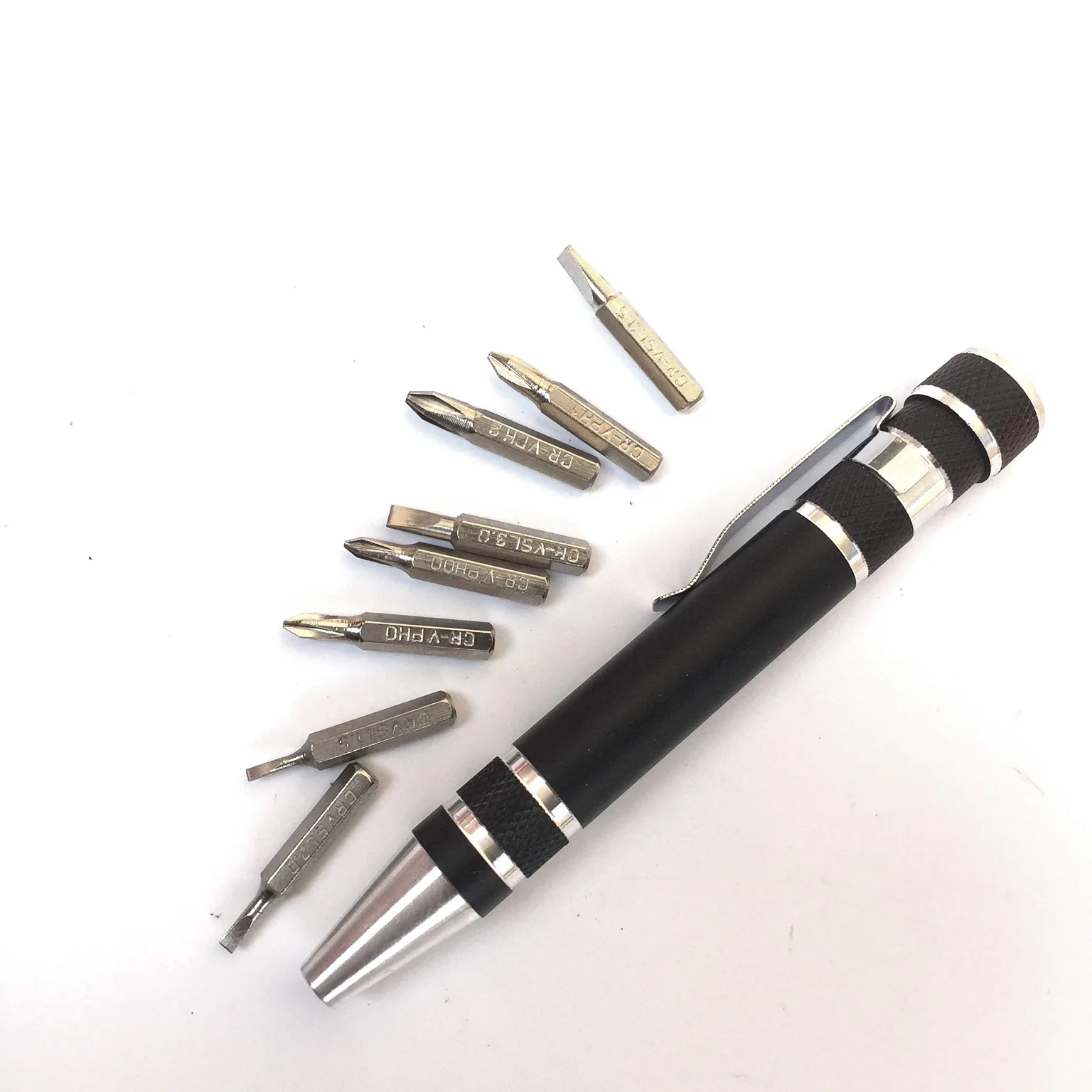 Mini Pocket 8 in 1 Multi Tools Pen Precision Screwdriver Kit promotional pen with screwdriver