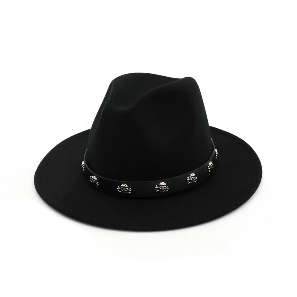 2022 High Quality Winter Autumn Hat Felt Cowboy Hats Fedora Hats Wool Felt Wholesale Fashion Styles