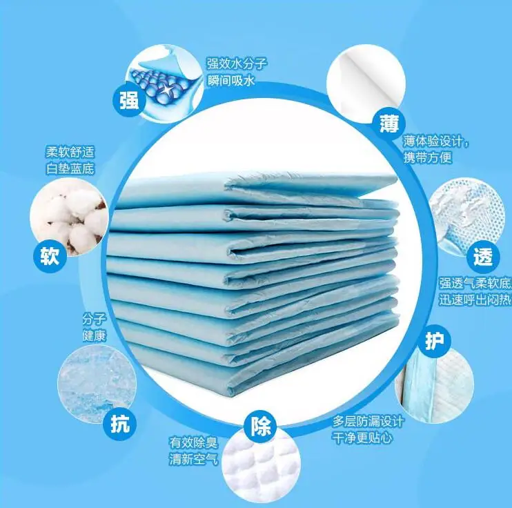 Absorbent And Leak-Proof Non-Woven Fabrics Puppy Pads Pet Training Pads