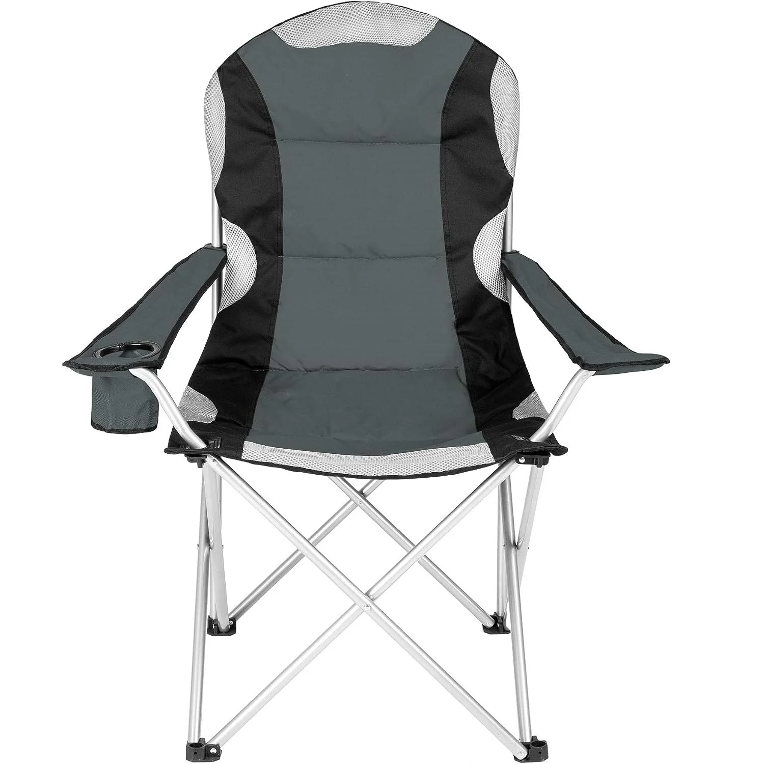 Deluxe Foldable Foam Padded Camping Chair With Carry Bag
