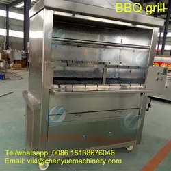 Commercial Restaurant Rotisserie Brazilian Grill Machine Korean Grill Gas Type