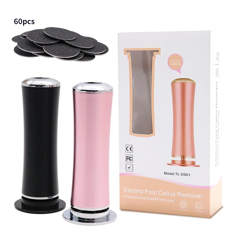 Feet Care 12V Rechargeable Pedicure Tools Electric Callus Remover Sand Paper File For Hard Cracked Dead Dry Skin